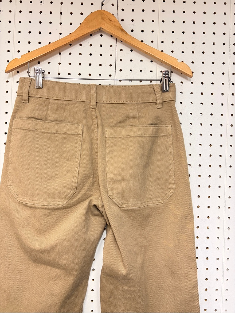 Everlane Tan High-Rise Straight Pants - Picture 5 of 6